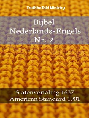 cover image of Bijbel Nederlands-Engels Nr. 2